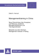 Cover-Bild zum Titel 'Managementtraining in China' von 'Detlef Hanisch'