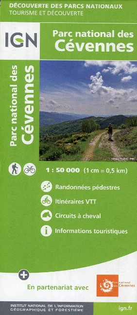 Parc National Cévennes 1:50000 - 