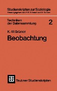 Cover-Bild zum Titel 'Techniken der Datensammlung 2' von 'K. -W. Grümer'