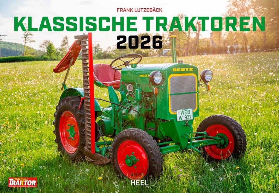 Klassische Traktoren Kalender 2026 - Frank Lutzebäck