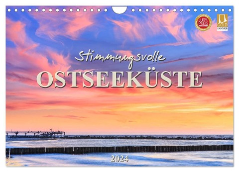 Stimmungsvolle Ostseeküste 2024 (Wandkalender 2024 DIN A4 quer), CALVENDO Monatskalender - Daniela Beyer (Moqui)