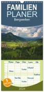 Cover-Bild zum Titel 'Familienplaner 2026 - Bergwelten mit 5 Spalten (Wandkalender, 21 x 45 cm) CALVENDO' von 'Steffen Gierok'