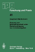 Cover-Bild zum Titel 'Planung von Mehrstellenarbeit unter Berücksichtigung von Umfeldaufgaben' von 'S. Häussermann'
