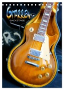 Cover-Bild zum Titel 'Gitarren backstage (Tischkalender 2026 DIN A5 hoch), CALVENDO Monatskalender' von 'Renate Bleicher'