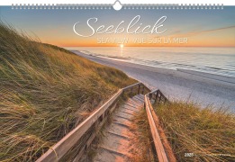 Seeblick 2026 - Bildkalender quer 49,5x33 cm - Sea View - die schönsten Strandbilder - Landschaftskalender - Wandkalender - Wandplaner - 