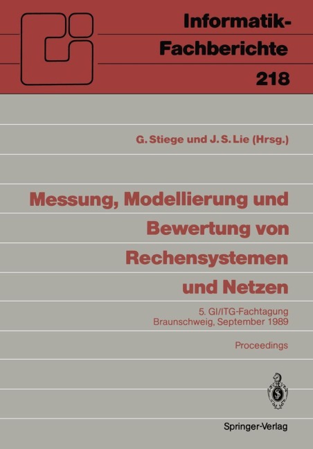 Messung, Modellierung und Bewertung von Rechensystemen und Netzen - 