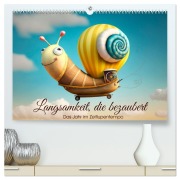 Cover-Bild zum Titel 'Langsamkeit, die bezaubert. Das Jahr im Zeitlupentempo. (hochwertiger Premium Wandkalender 2026 DIN A2 quer), Kunstdruck in Hochglanz' von 'Artefacti Artefacti'