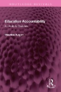 Cover-Bild zum Titel 'Education Accountability' von 'Maurice Kogan'