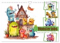 Monsterjobs - Kleine Monster, große Träume (Wandkalender 2024 DIN A4 quer), CALVENDO Monatskalender - Anja Frost