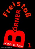 Cover-Bild zum Titel 'Freistoß' von 'Marie de Sade'