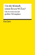Cover-Bild zum Titel 'Hat der Mensch einen freien Willen?' von ''