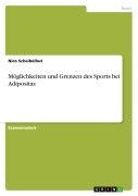 Cover-Bild zum Titel 'Möglichkeiten und Grenzen des Sports bei Adipositas' von 'Nico Scheibelhut'