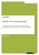 Cover-Bild zum Titel 'Self-talk in der Sportpsychologie' von 'Lea Bechtel'