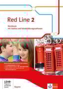 Cover-Bild zum Titel 'Red Line 2. Workbook mit Audios und Vokabelübungssoftware Klasse 6.  Ausgabe Bayern' von ''