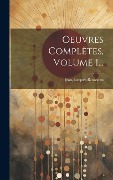 Cover-Bild zum Titel 'Oeuvres Complètes, Volume 1...' von 'Jean-Jacques Rousseau'