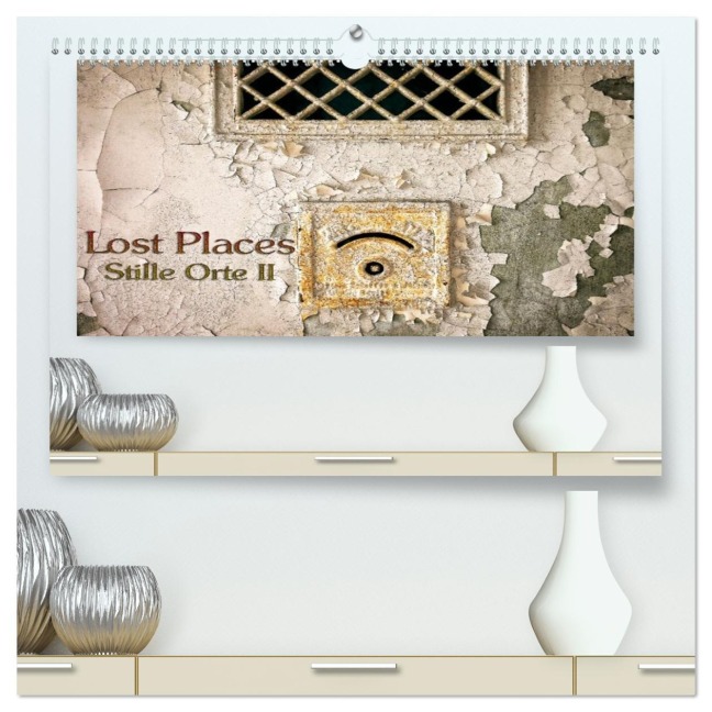 Lostplaces Stille Orte II (hochwertiger Premium Wandkalender 2026 DIN A2 quer), Kunstdruck in Hochglanz - Heribert Adams Lensviper