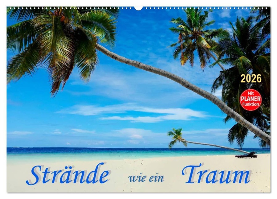 Strände wie ein Traum (Wandkalender 2026 DIN A2 quer), CALVENDO Monatskalender - Peter Roder
