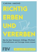 Cover-Bild zum Titel 'Richtig erben und vererben' von 'Carina Amend'