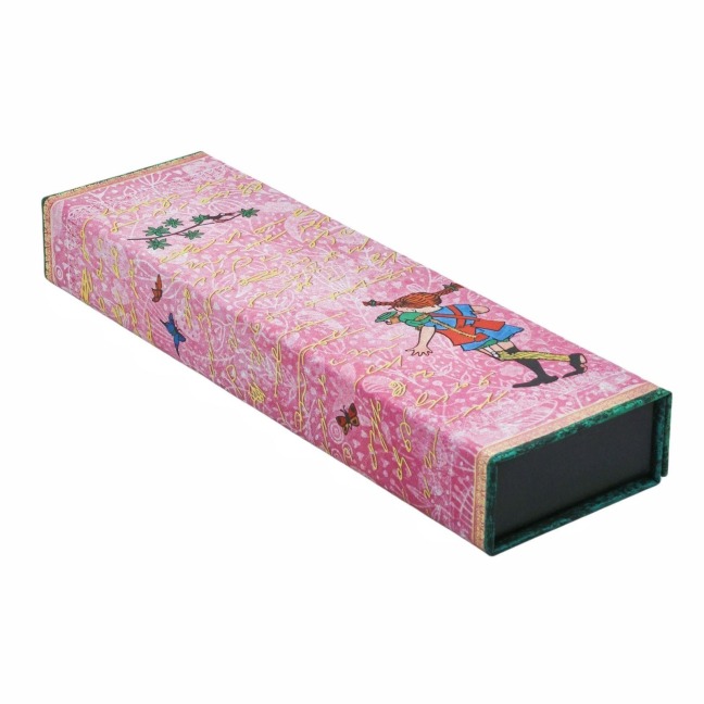 Astrid Lindgren, Pippi Longstocking (Embellished Manuscripts Collection) Pencil Case (Wrap Closure) - Paperblanks