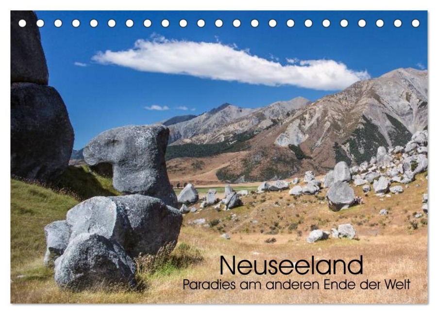 Neuseeland - Paradies am anderen Ende der Welt (Tischkalender 2026 DIN A5 quer), CALVENDO Monatskalender - Sebastian Warneke