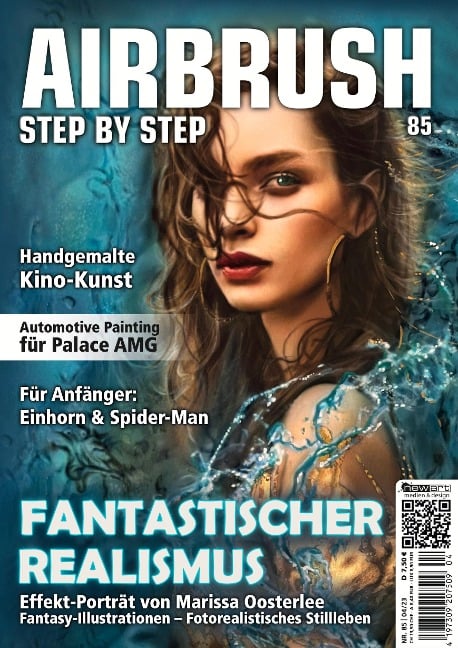 Airbrush Step by Step 85 - Marissa Oosterlee, Timo Scheld, Jeffrey Martinez, Dalibor Pejicic