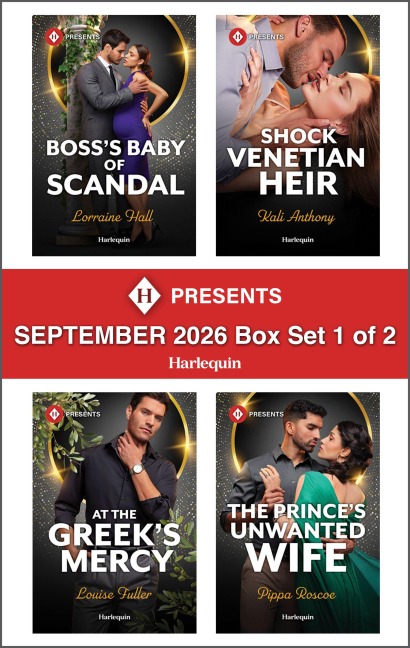 Harlequin Presents September 2026 - Box Set 1 of 2 - Lorraine Hall, Louise Fuller, Kali Anthony, Pippa Roscoe