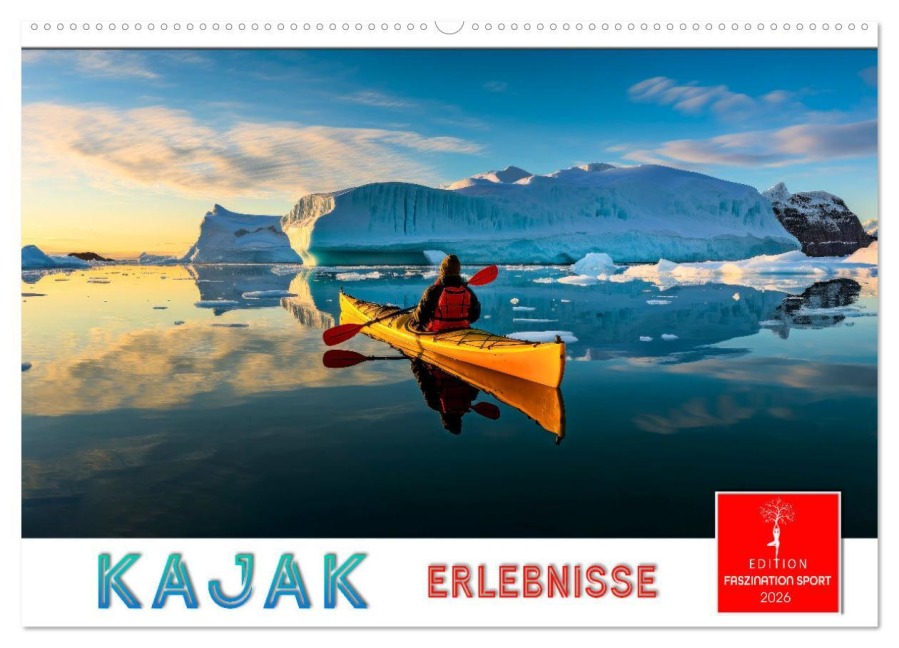 Kajak Erlebnisse (Wandkalender 2026 DIN A2 quer), CALVENDO Monatskalender - Peter Roder