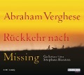 Cover-Bild zum Titel 'Rückkehr nach Missing' von 'Abraham Verghese'
