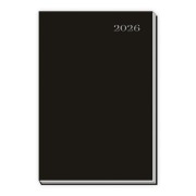 Trötsch Taschenkalender A6 schwarz 2026 - 