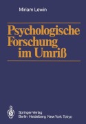 Cover-Bild zum Titel 'Psychologische Forschung im Umriß' von 'Miriam Lewin'