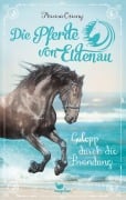 Cover-Bild zum Titel 'Die Pferde von Eldenau - Galopp durch die Brandung' von 'Theresa Czerny'