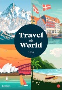 Cover-Bild zum Titel 'Travel the World Posterkalender 2026' von ''