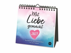 Cover-Bild zum Titel 'Kreativkalender zum Aufstellen Mit Liebe gemacht 2027' von ''