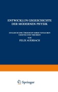 Cover-Bild zum Titel 'Entwicklungsgeschichte der Modernen Physik' von 'Felix Auerbach'