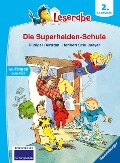 Cover-Bild zum Titel 'Leserabe - 2. Lesestufe: Die Superhelden-Schule' von 'Rüdiger Bertram'