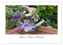 Cover-Bild zum Titel 'Blumen, Blüten, Dekoliebe (Wandkalender 2026 DIN A2 quer), CALVENDO Monatskalender' von 'Anita Witte'