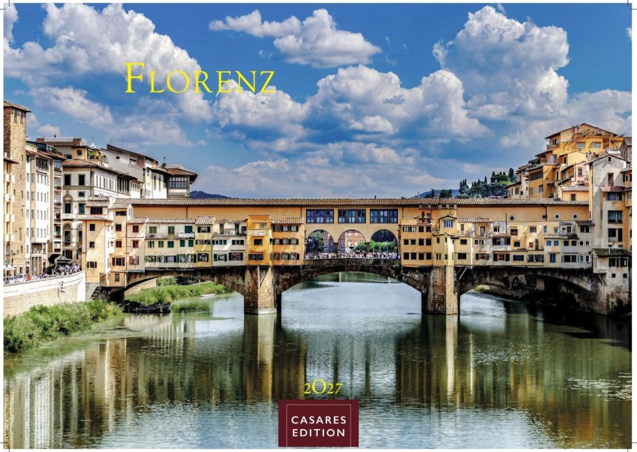 Florenz Kalender 2027 - Wandkalender | Fotokalender Italien 24x35 cm - Toskana Flair für ihr Zuhause - 