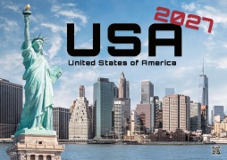 Cover-Bild zum Titel 'USA - eine Reise durch die Vereinigten Staaten - dem Land der unbegrenzten Möglichkeiten - 2027 - Kalender DIN A3' von ''