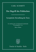 Cover-Bild zum Titel 'Der Begriff des Politischen' von 'Carl Schmitt'