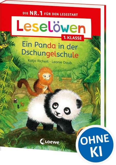 Leselöwen 1. Klasse - Ein Panda in der Dschungelschule - Katja Richert