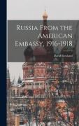 Cover-Bild zum Titel 'Russia From the American Embassy, 1916-1918' von 'David Rowland Francis'