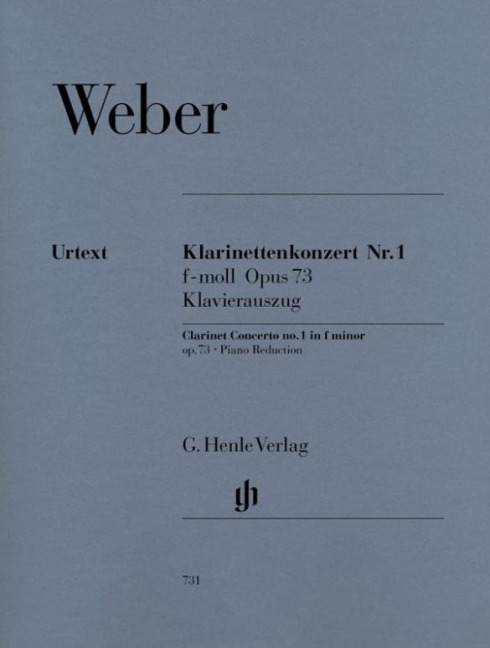 Klarinettenkonzert Nr. 1 f-moll op. 73 - Carl Maria von Weber