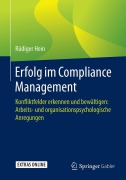 Cover-Bild zum Titel 'Erfolg im Compliance Management' von 'Rüdiger Hein'