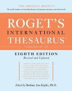 Cover-Bild zum Titel 'Roget's International Thesaurus, 8th Edition' von 'Barbara Ann Kipfer'