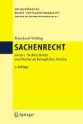 Cover-Bild zum Titel 'Sachenrecht' von 'Hans Josef Wieling'