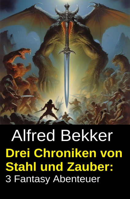Drei Chroniken von Stahl und Zauber: 3 Fantasy Abenteuer - Alfred Bekker
