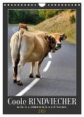 Coole Rindviecher (Wandkalender 2025 DIN A4 hoch), CALVENDO Monatskalender - Sabine Löwer