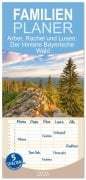 Cover-Bild zum Titel 'Familienplaner 2026 - Arber, Rachel und Lusen: Der Hintere Bayerische Wald mit 5 Spalten (Wandkalender, 21 x 45 cm) CALVENDO' von 'Calvendo Calvendo'