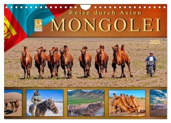 Reise durch Asien - Mongolei (Wandkalender 2025 DIN A4 quer), CALVENDO Monatskalender - Peter Roder