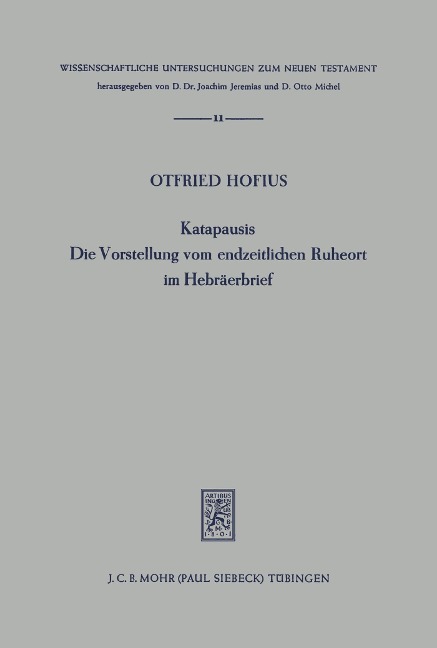 Katapausis - Otfried Hofius